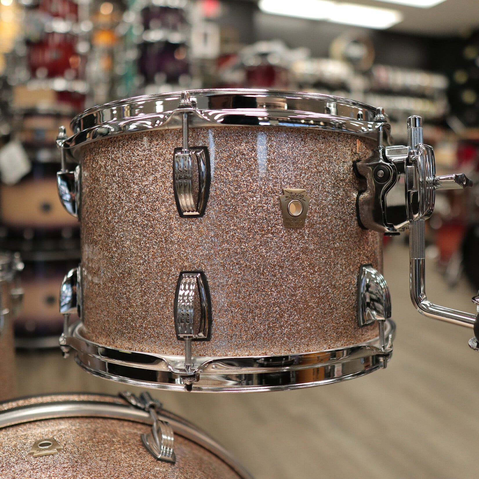 Ludwig Ludwig Classic Maple Downbeat 3-PC Shell Pack 12/14/20 (Champagne Sparkle)