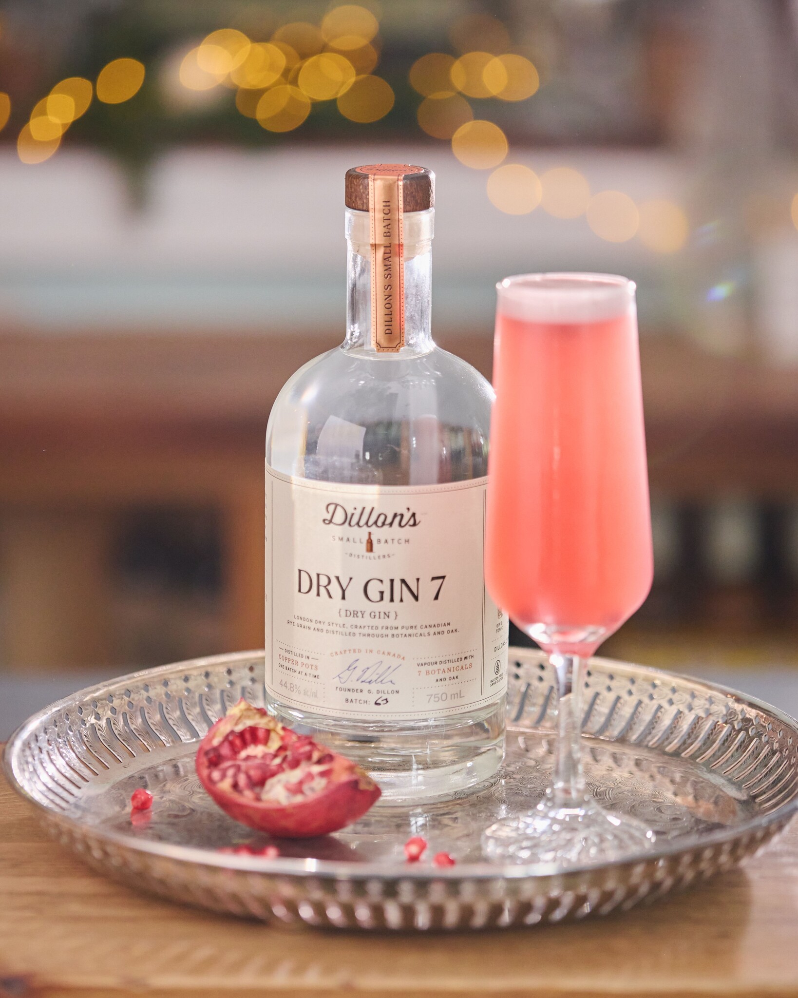 Cocktail Lab - Pomegranate Gin Fizz - Dillon's Small Batch Distillers