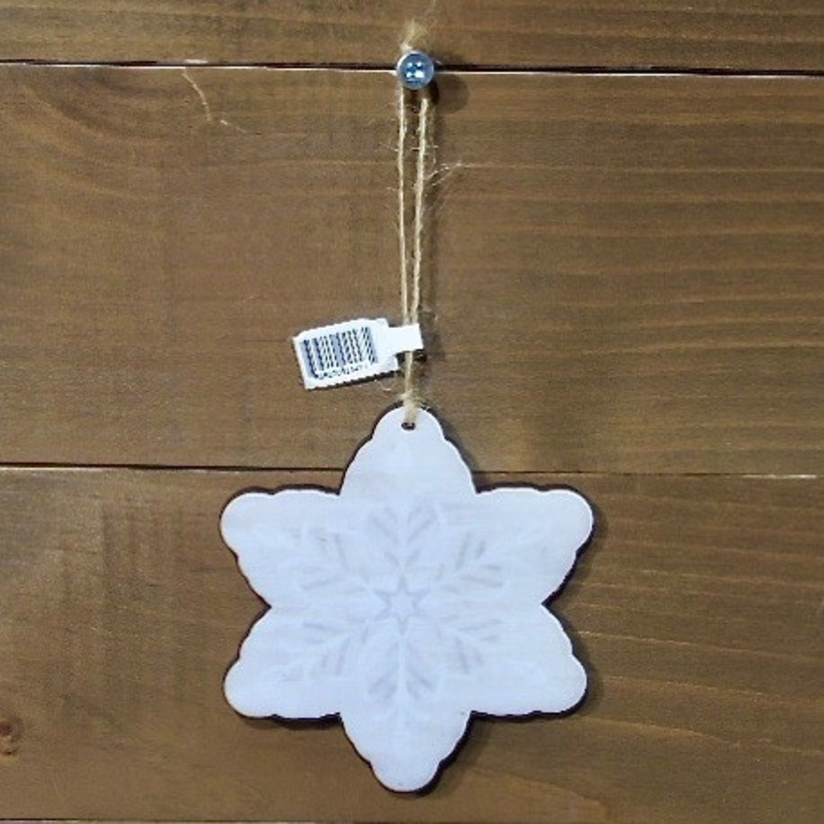 White Snowflake Ornament