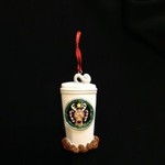 **Coffee Lover Orn (White)