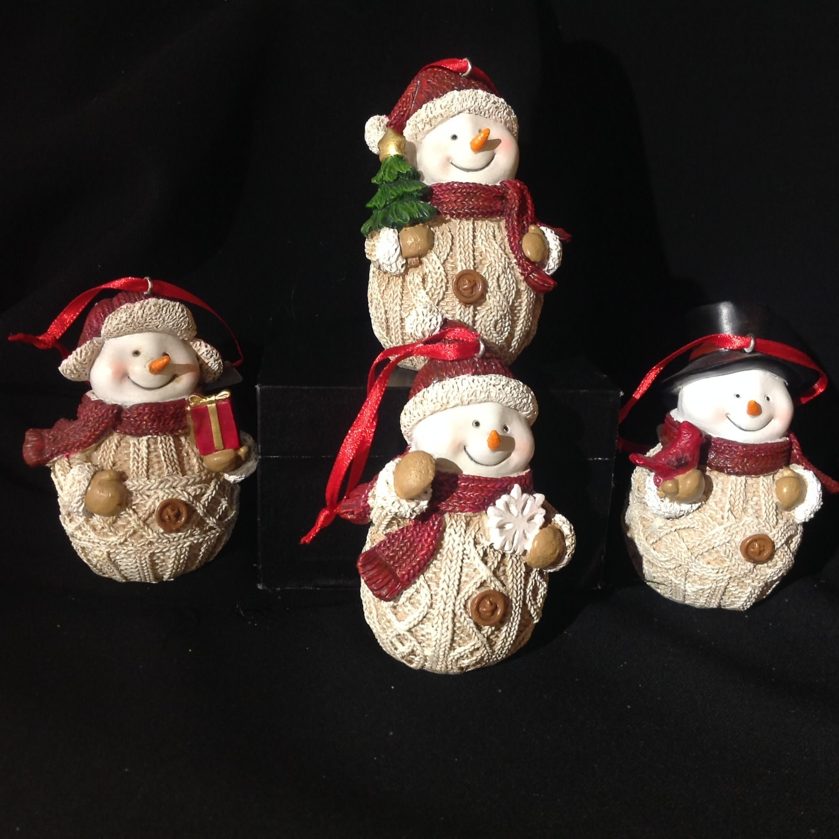 Snowman in Sweater Orn 4A (Present only))