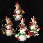 Country Snowman Ornament 4A