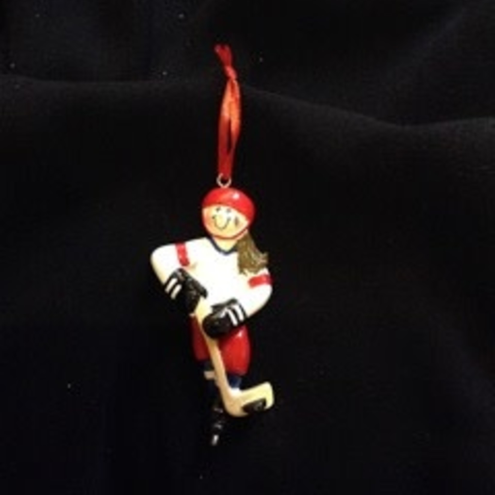 Ice Hockey Girl Orn