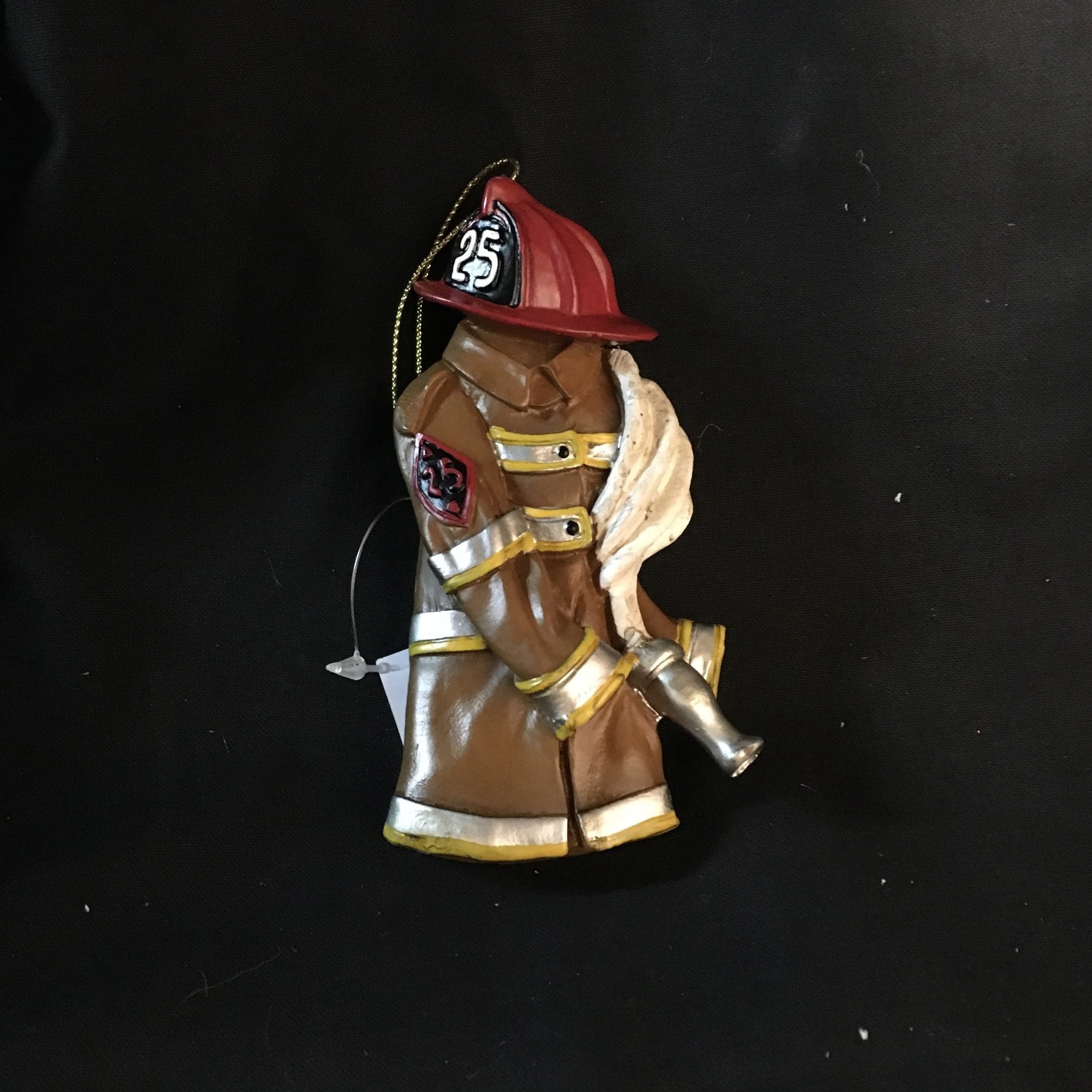 Fireman Jacket & Helmet Orn