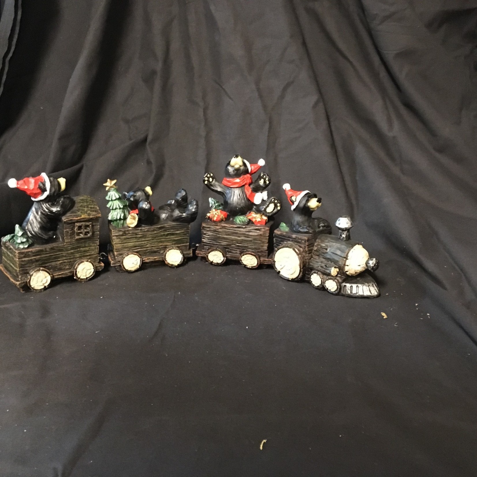 18x5.5" 4 Pce Bear Train (Box)