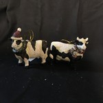 Standing Christmas Cow Orn 2A