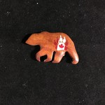 Bear w/Canada Paw Print Magnet