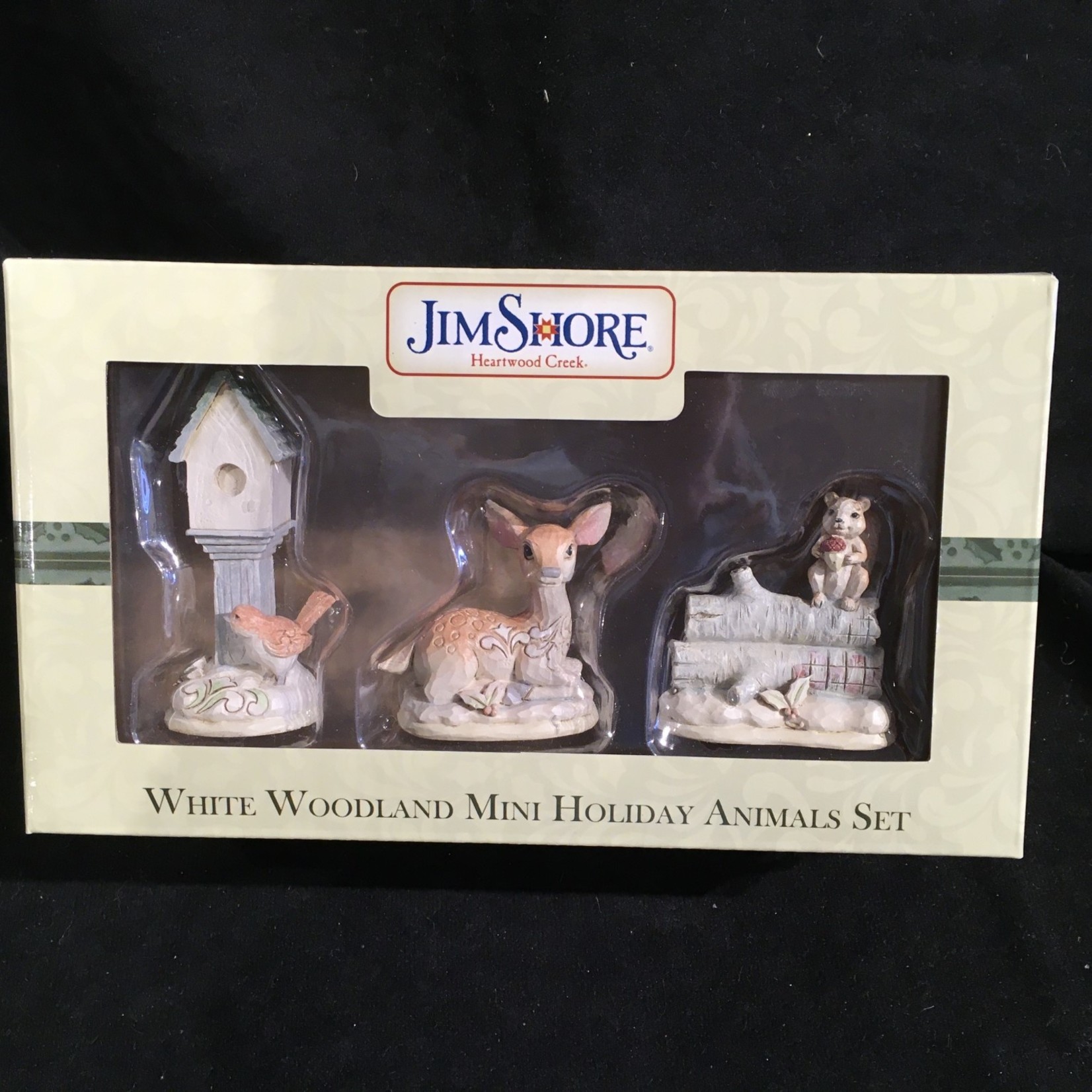 Jim Shore - Woodland Mini Animals (3 pc set)