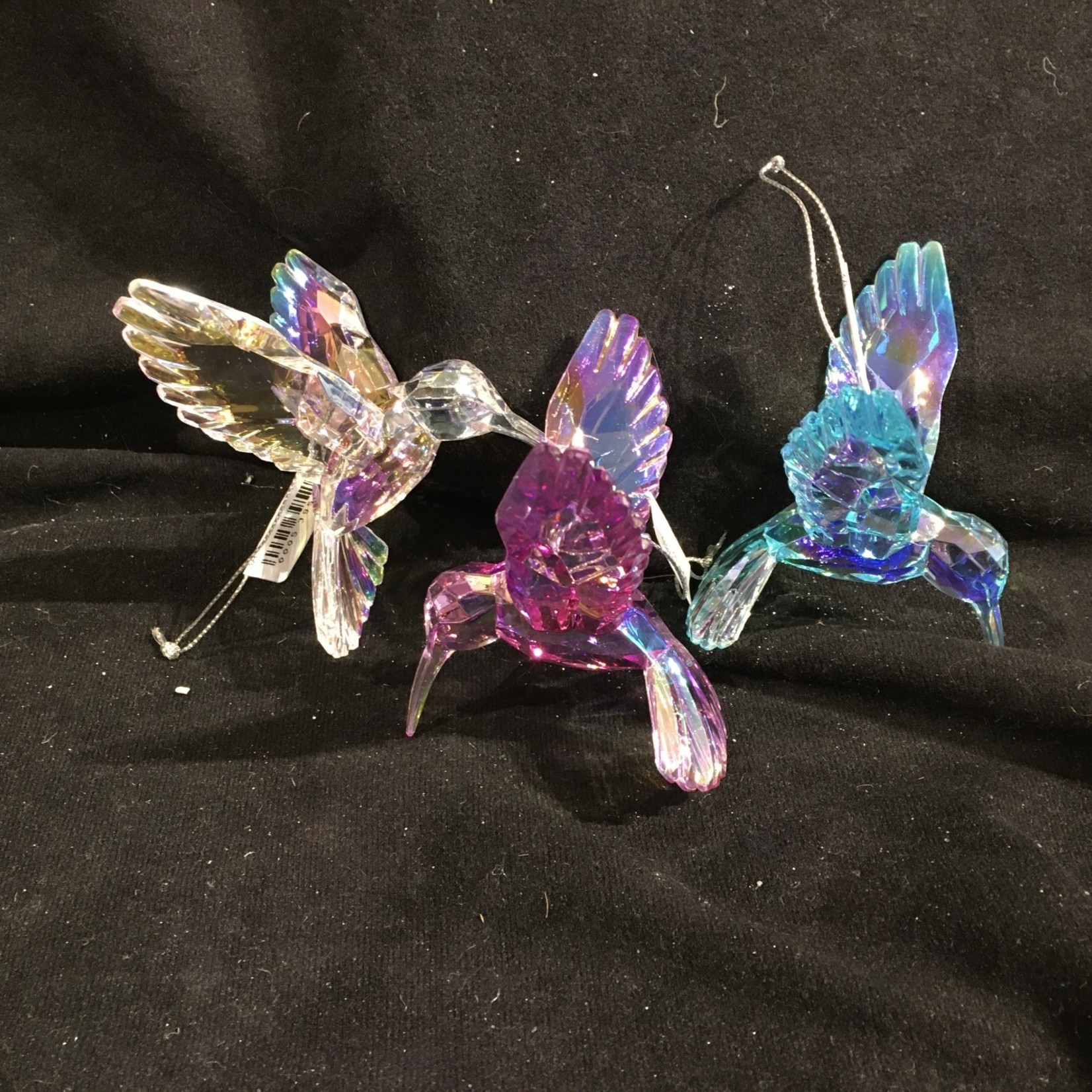 Irid Hummingbird Orn 3A (Pink & Blue only)