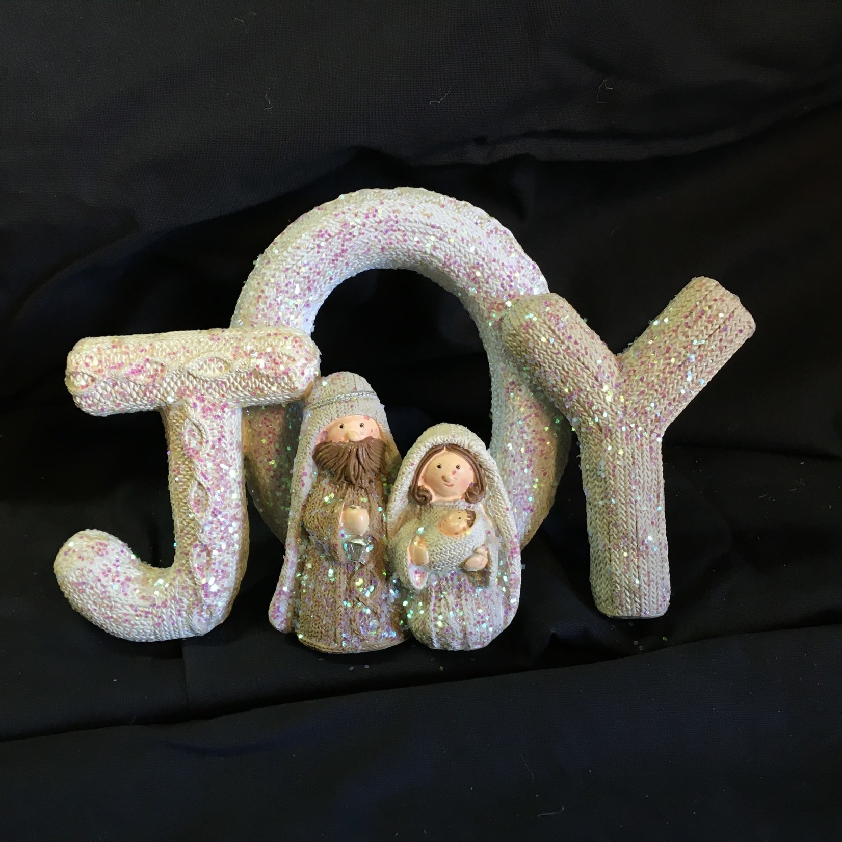 8x6" Knit Look Joy w/Holy Family