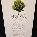 Broken Chain Sign 10.5x17"