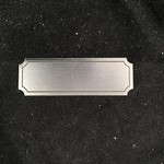 Silver Name Plate 3 x 1"