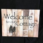 Natural Barn Board Sign 12x16"