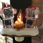 Ice Cube Campfire Night Light