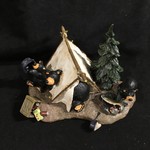 7.7x5" Camp Runamuck Bear Figurine