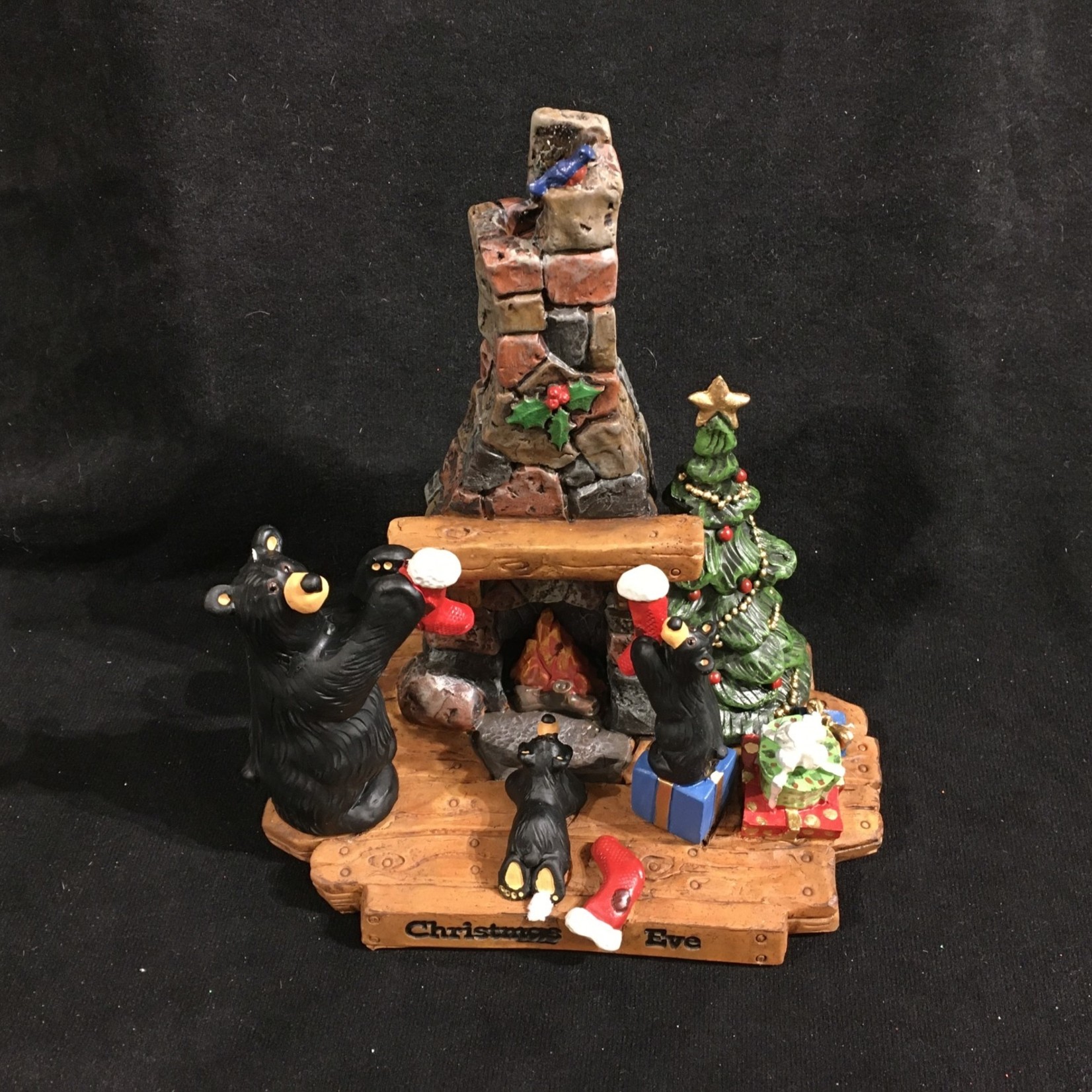 6.5x7" Christmas Eve Bear Figurine