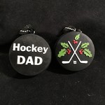 Hockey Dad Puck Orn
