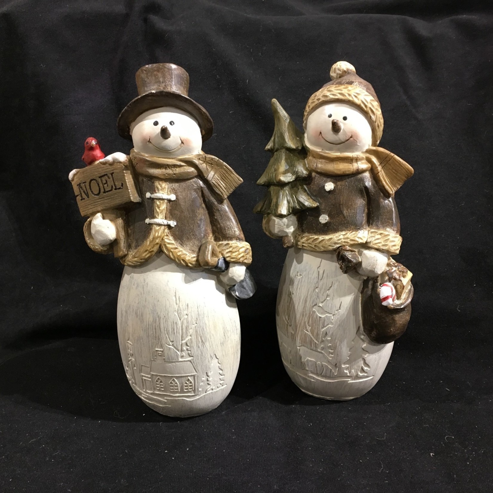 11.5"  Snowman Figurine 2A (no box)