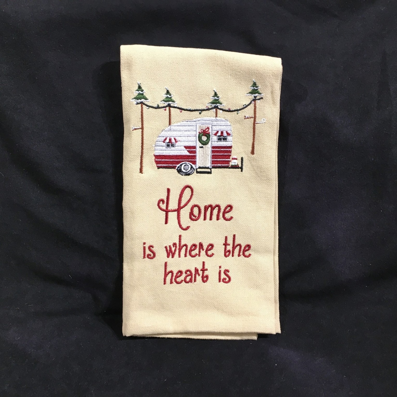 **Home Is Where The Heart Is Tea Towel