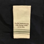 **Outdoorsy Type Tea Towel