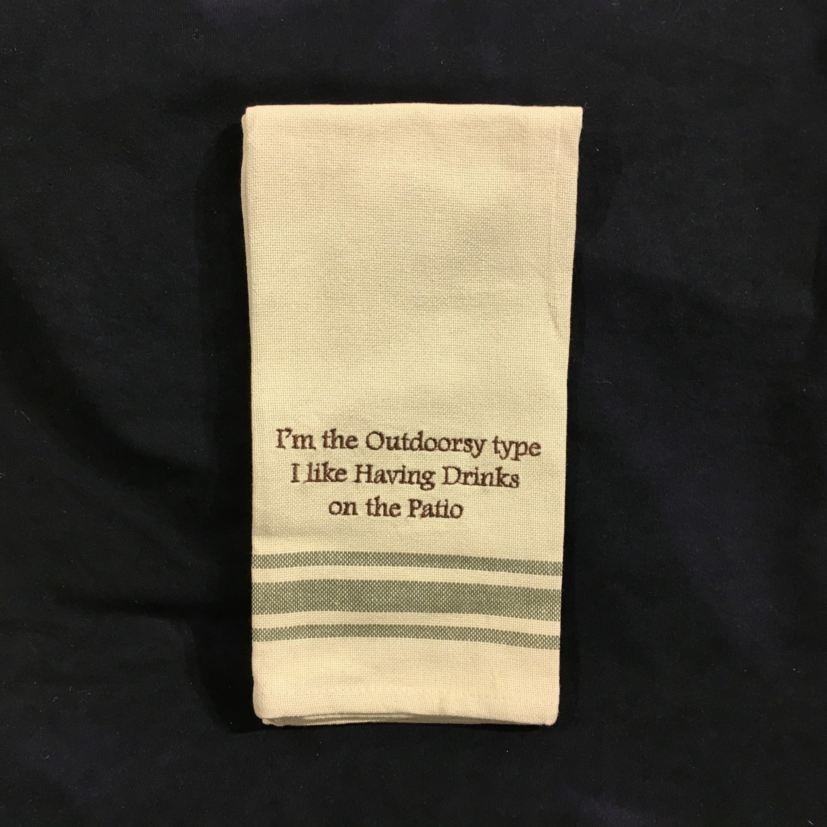Outdoorsy Type Tea Towel