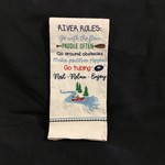 River Rules Tea Towel