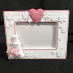 Snowbaby 4x6” Photo Frame - Pink