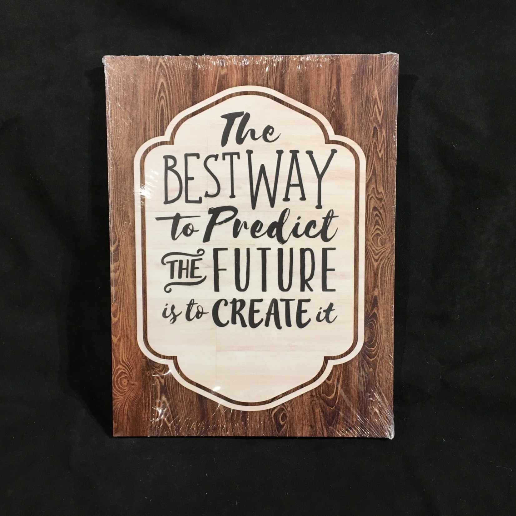 Plaque - Predict the Future...12x16”