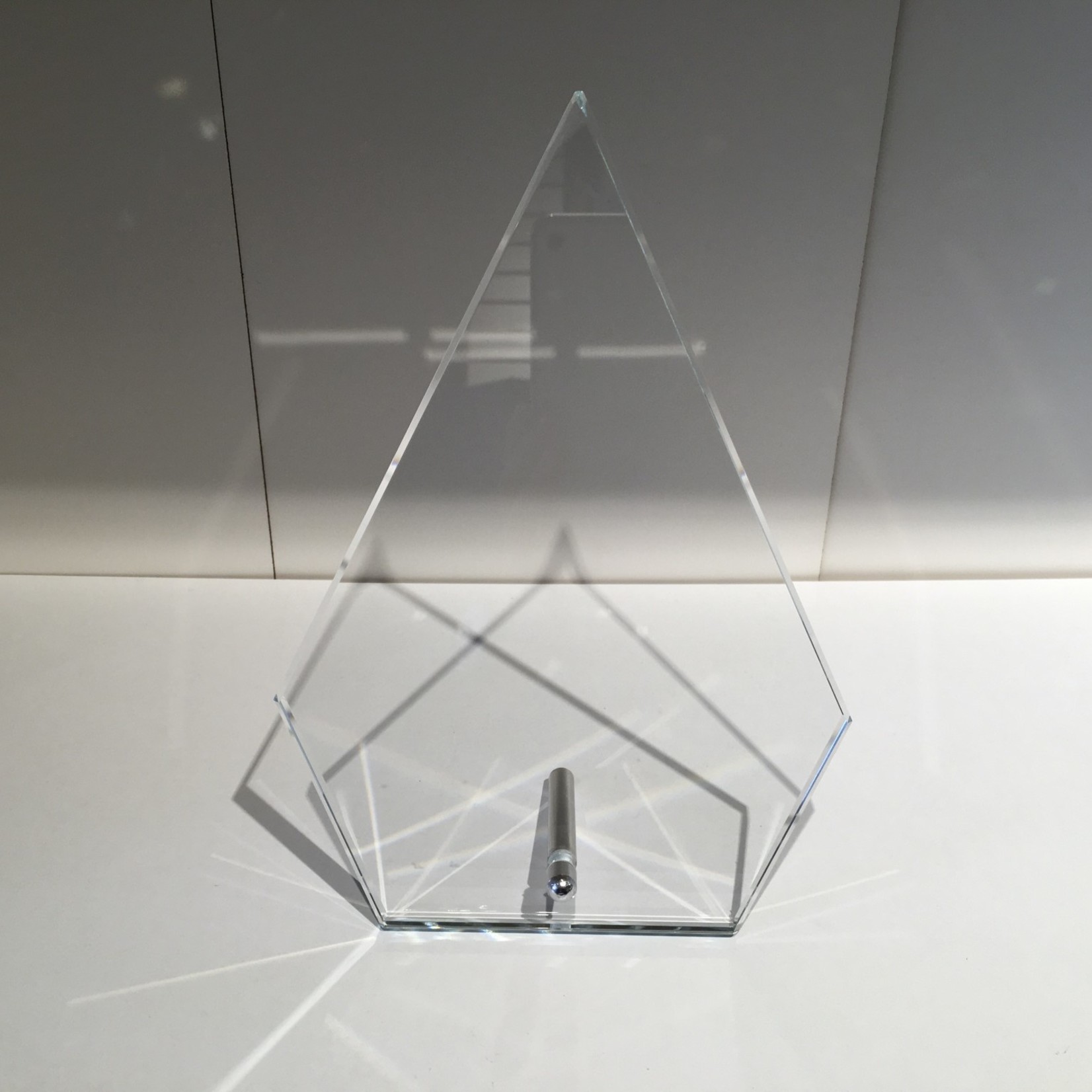 Glass Plaque - Triangle 5.75x8.25”