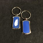 Blue/Silver Keychain