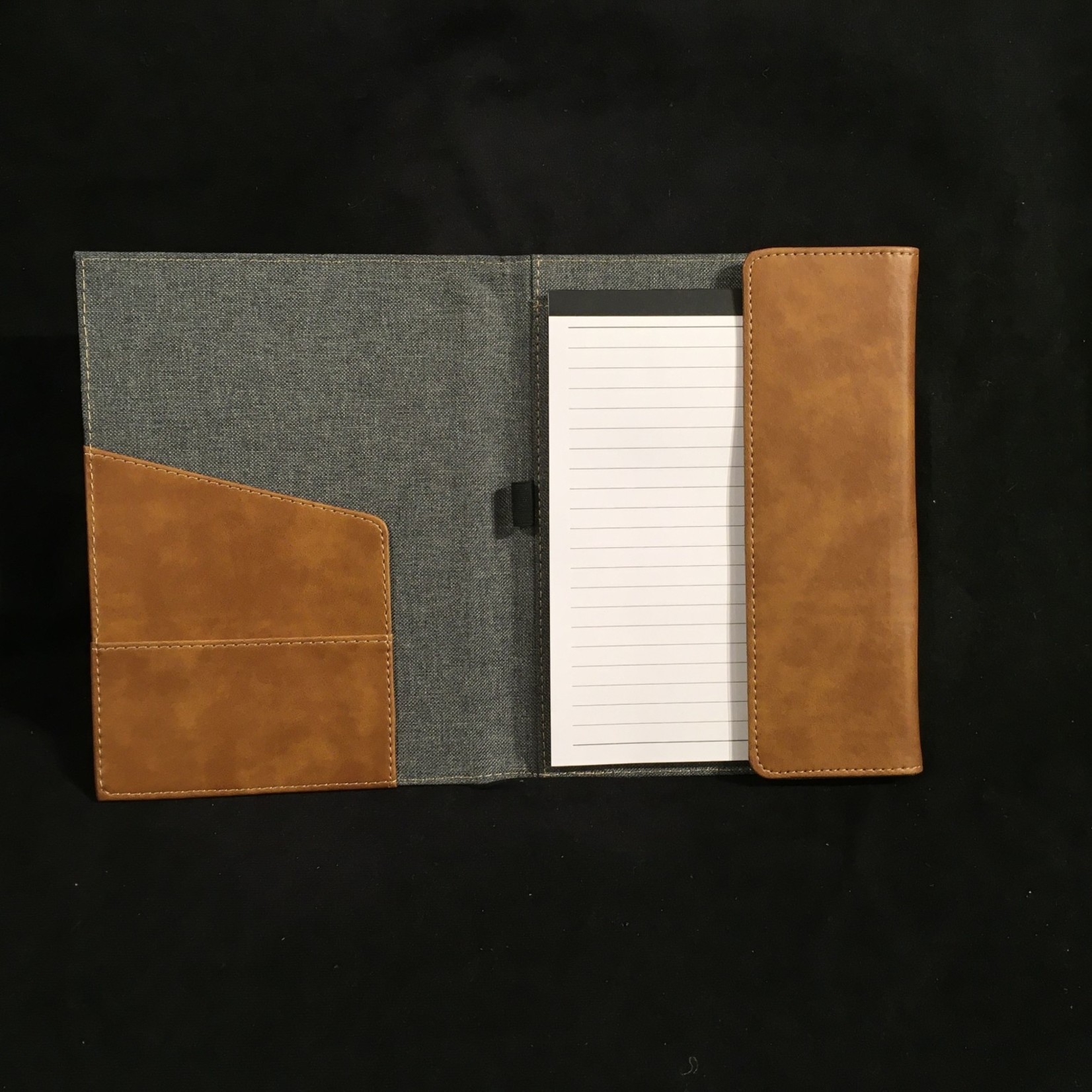 Grey & Tan Padfolio (Small) 7x9.25"