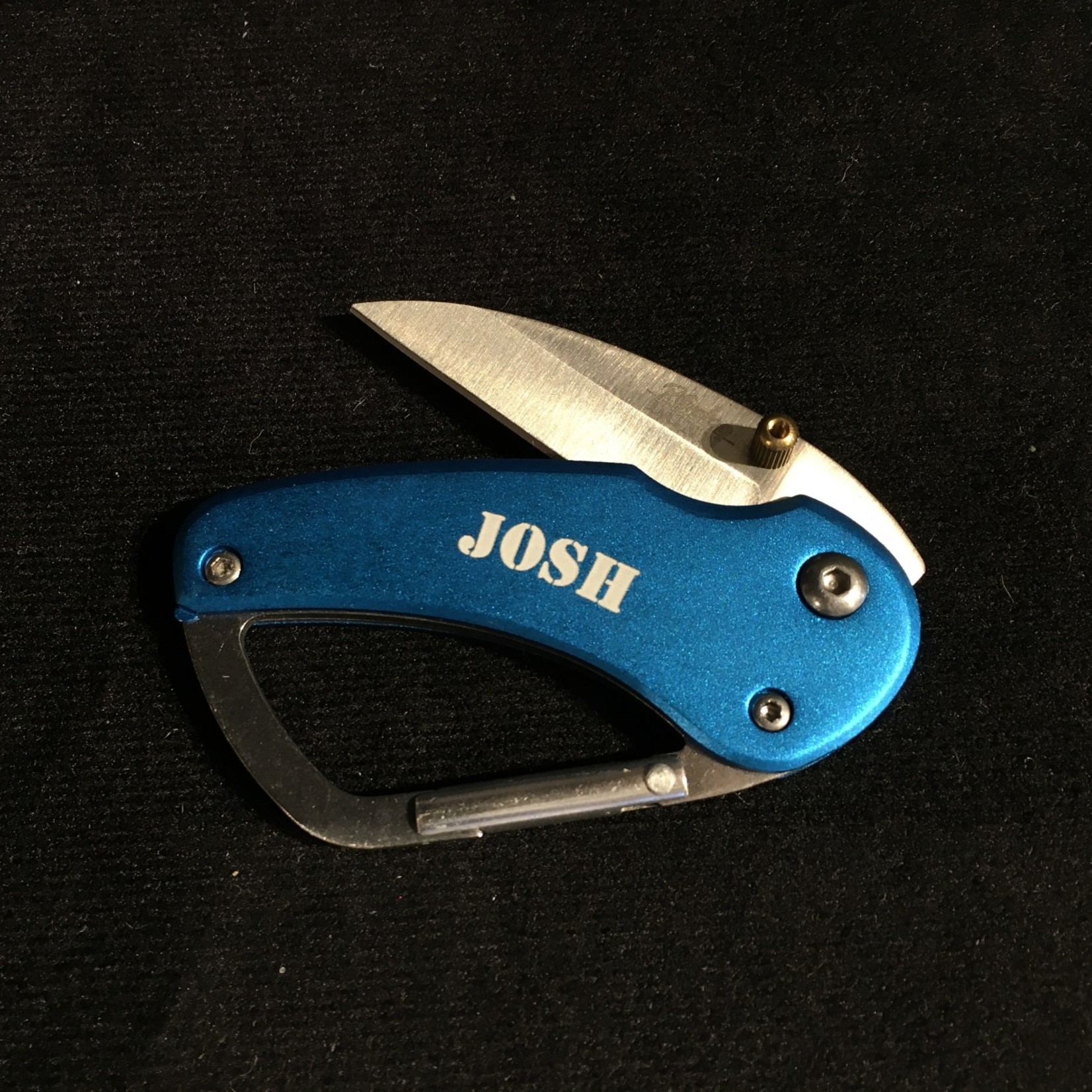Carabiner Knife - Blue
