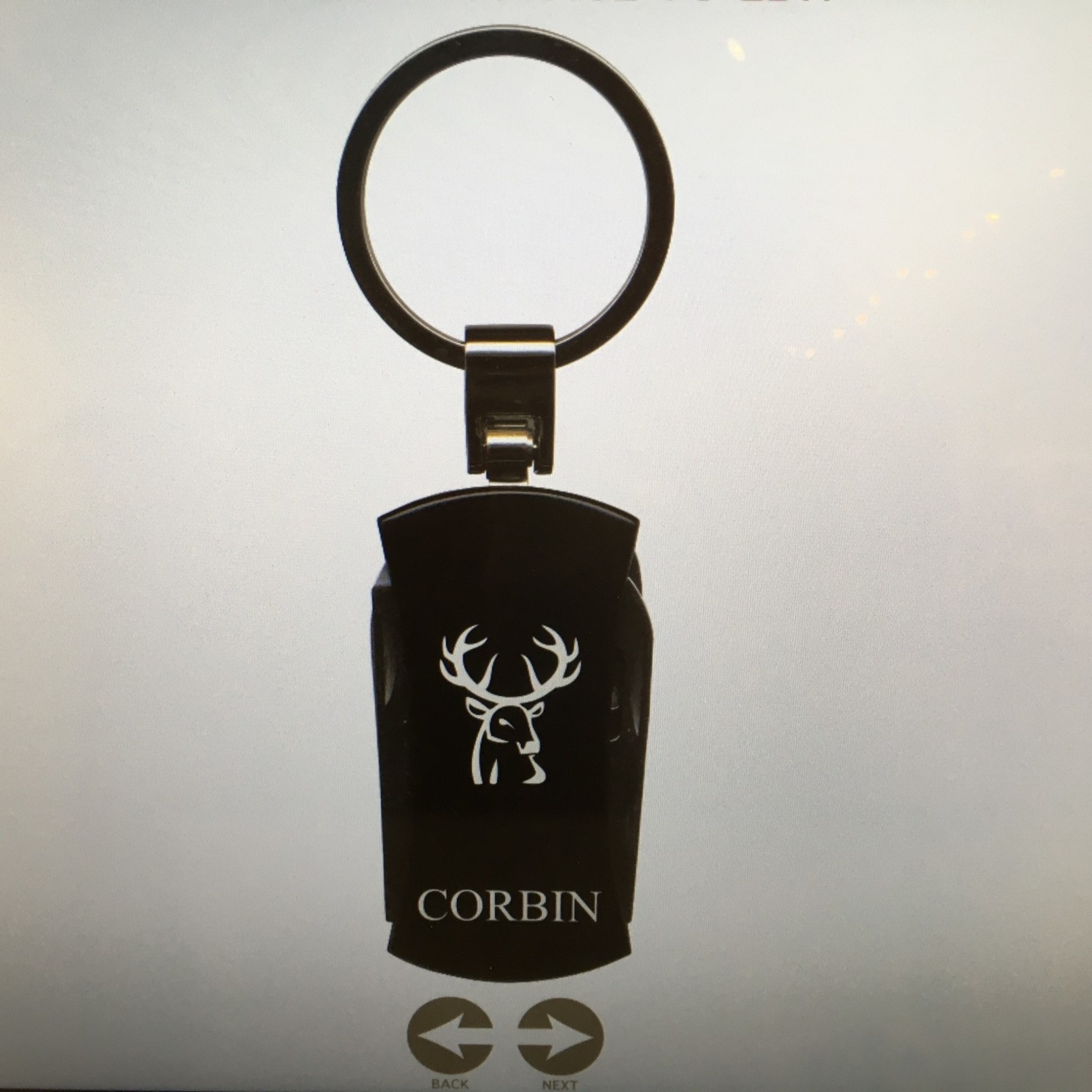 Keychain w/Multi Tool - Black