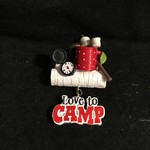 "Love to Camp" Sign Orn