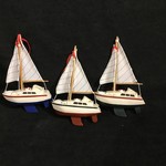 6” Sailboat Ornament 3A