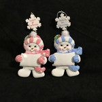 Baby's First Snowman Orn. 2A (Blue only)