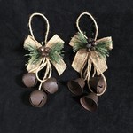 * 6.5” Metal Brown Bells Orn 2A