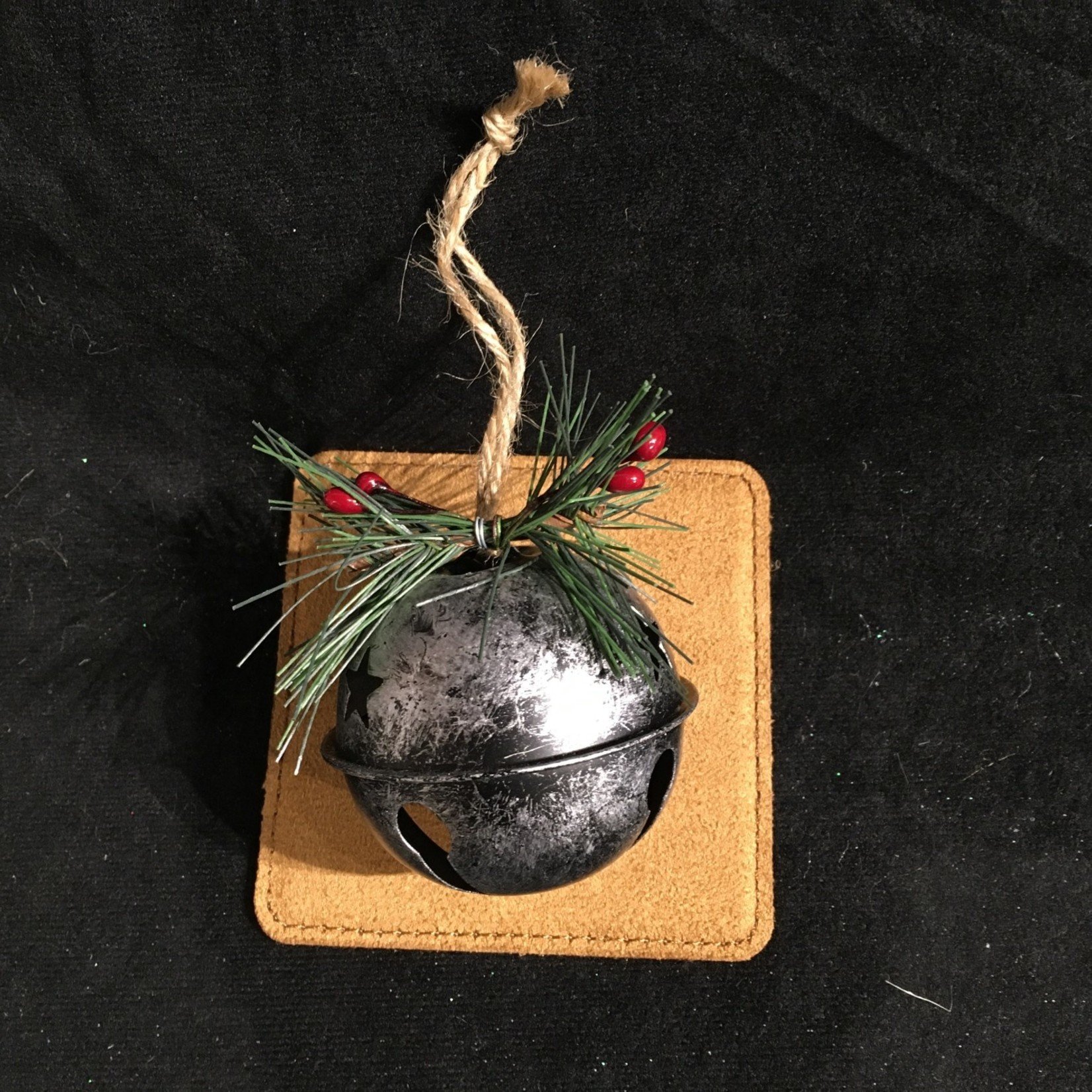 2.5" Silver Metal Bell Ornament