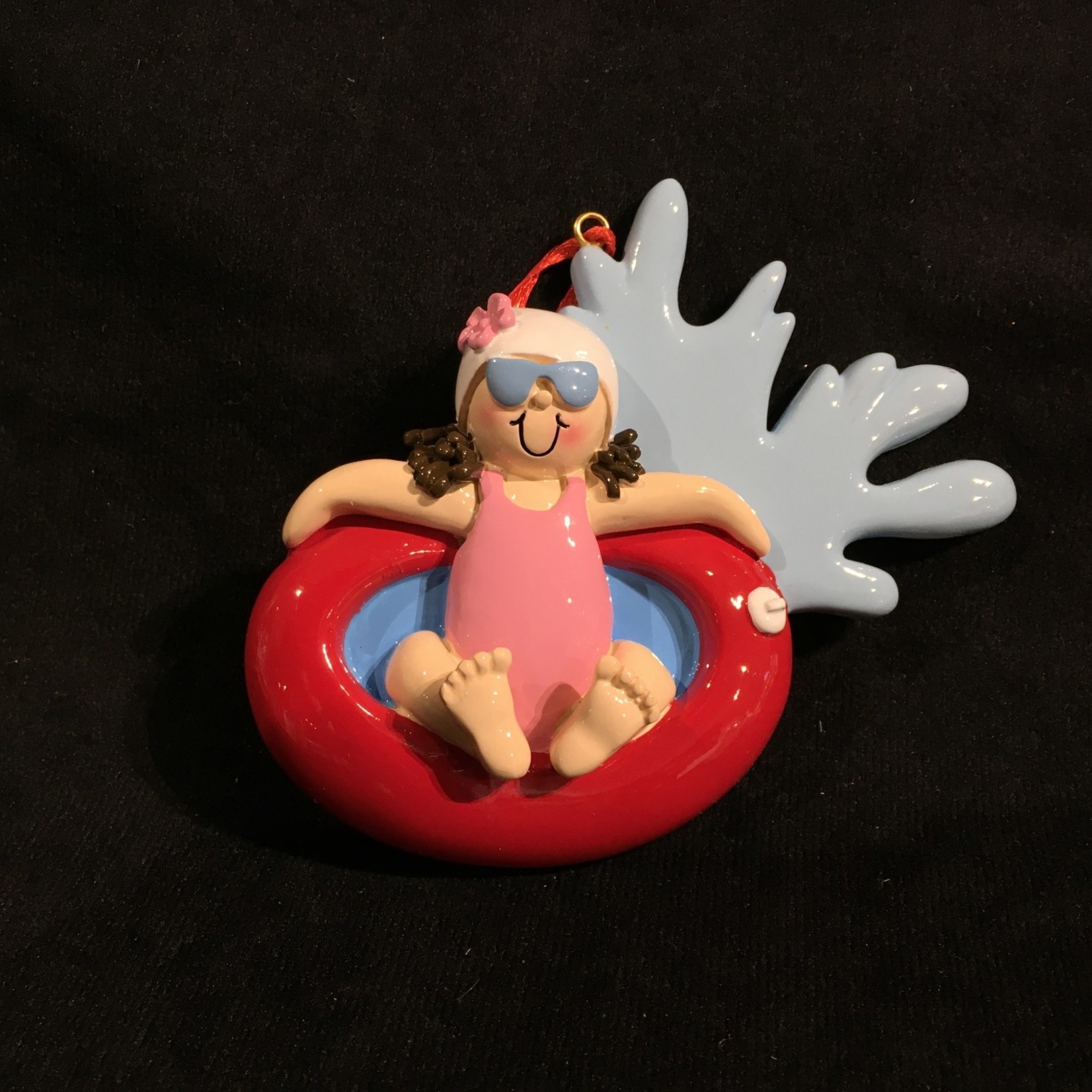 Tubing Girl Ornament