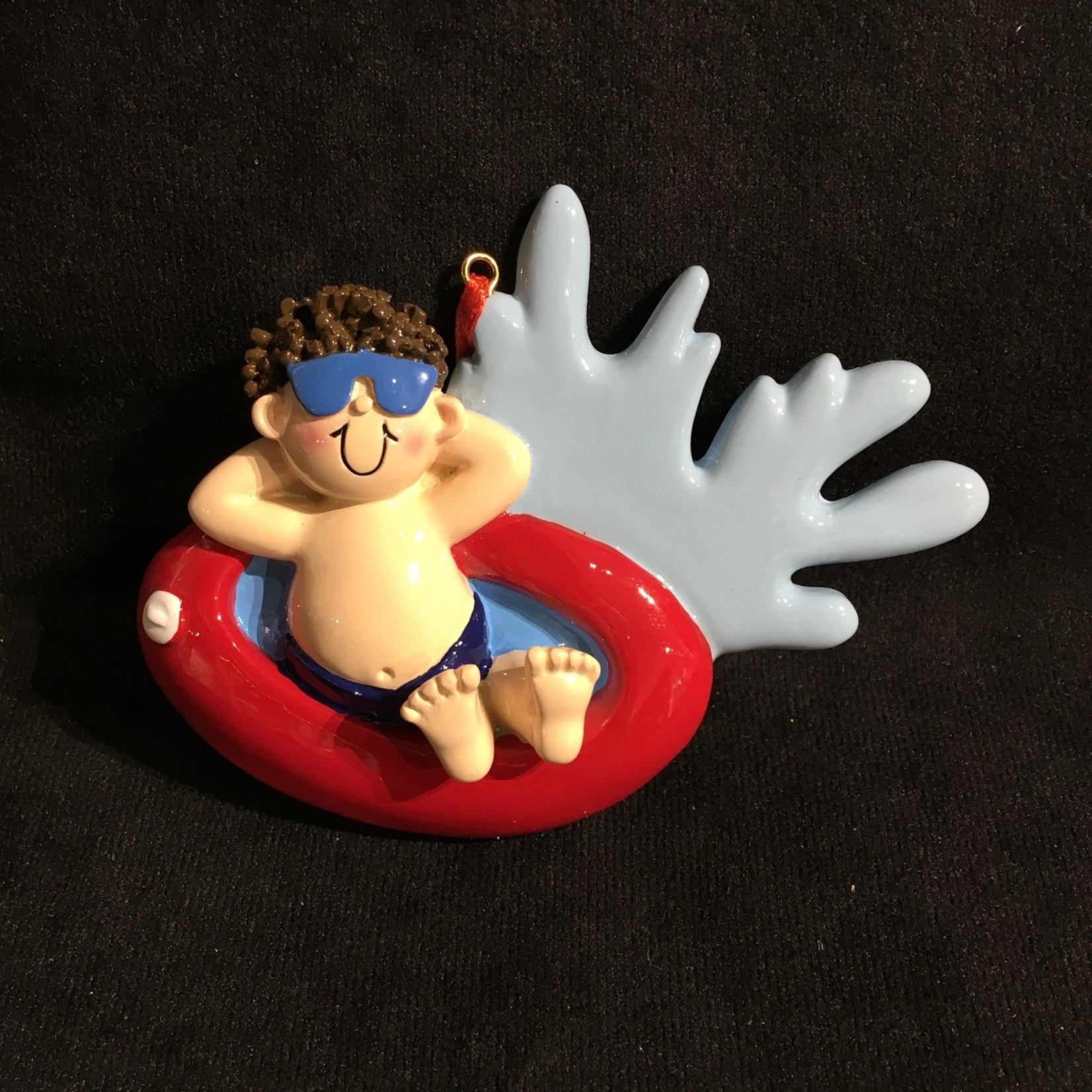 * Tubing Boy Ornament