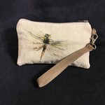 Dragonfly Zip Pouch 8x5”