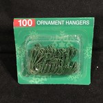 Green Ornament Hooks 100 pk