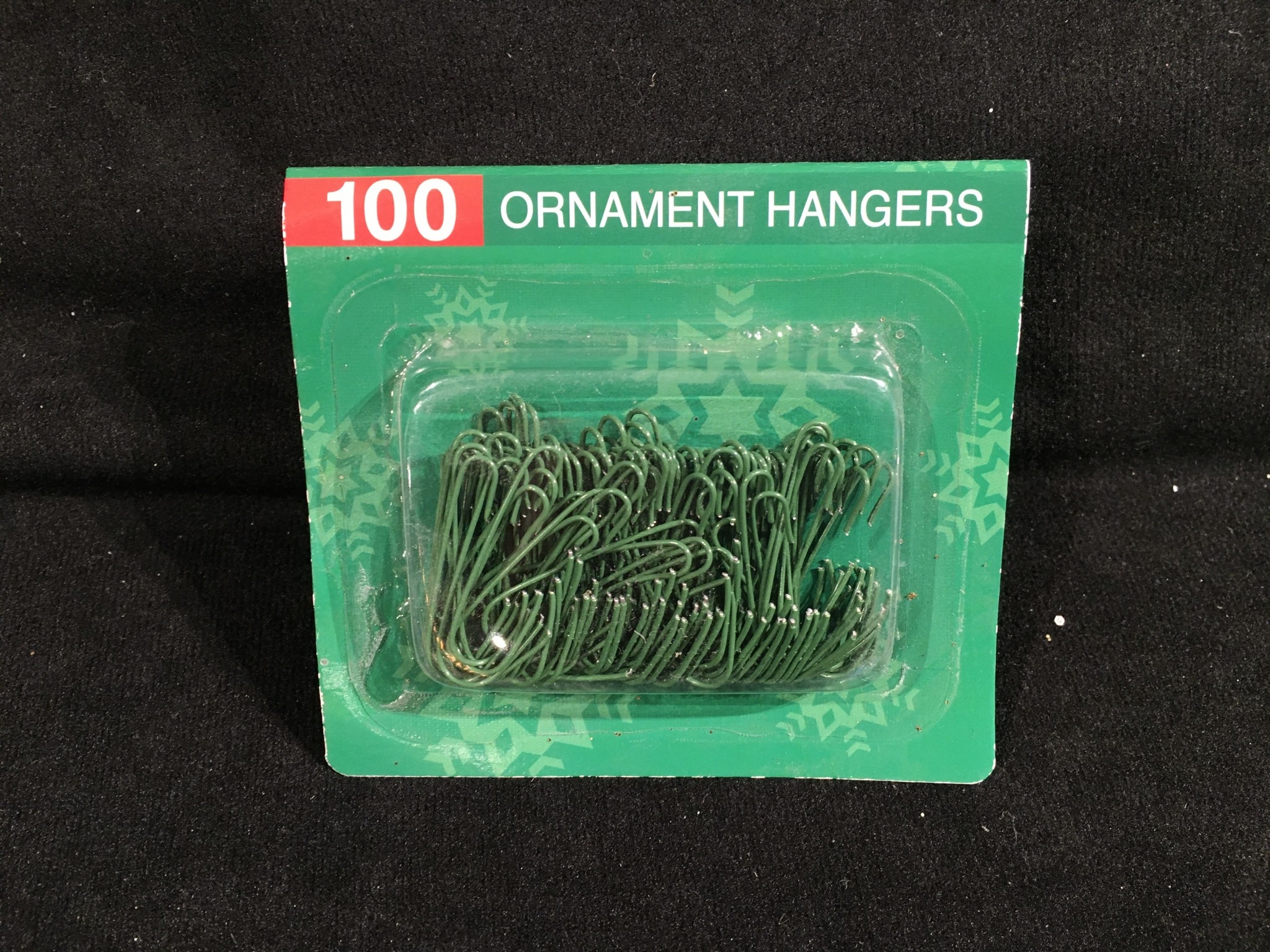 Green Ornament Hooks 100 pk Christmas Tyme