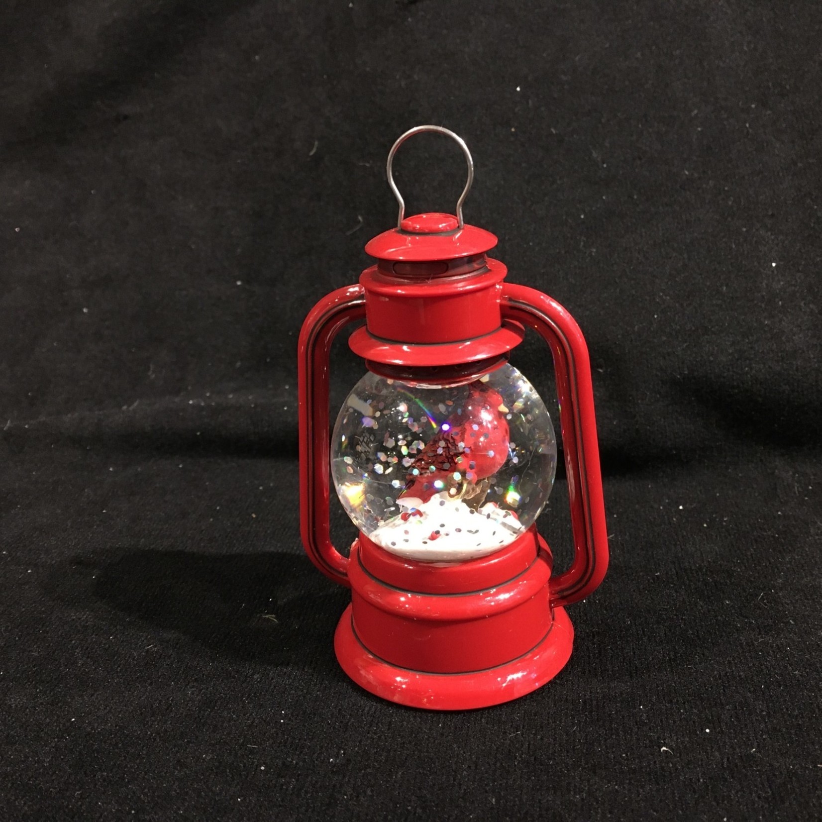 **4.25” LED Cardinal Lantern Ornament