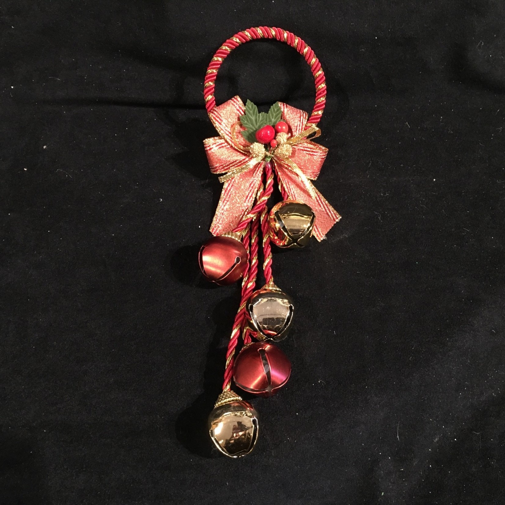 **12.5” Red Metal Bell Cluster 2A
