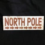 North Pole Sign 15.75x5.5”