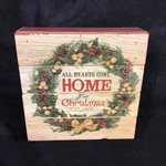 **Home For Christmas Box Sign 6x6”