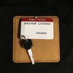 Drivers License w/Key Ornament