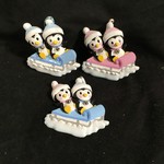 *Twin Baby Penguins on Sled Orn 3A