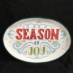 Season of Joy Oval Platter (10.25x7.25”)